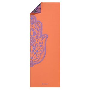 Gaiam 5mm Coral Camouflage Reversible Yoga Mat