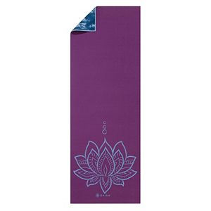 Gaiam 5mm Purple Lotus Reversible Yoga Mat