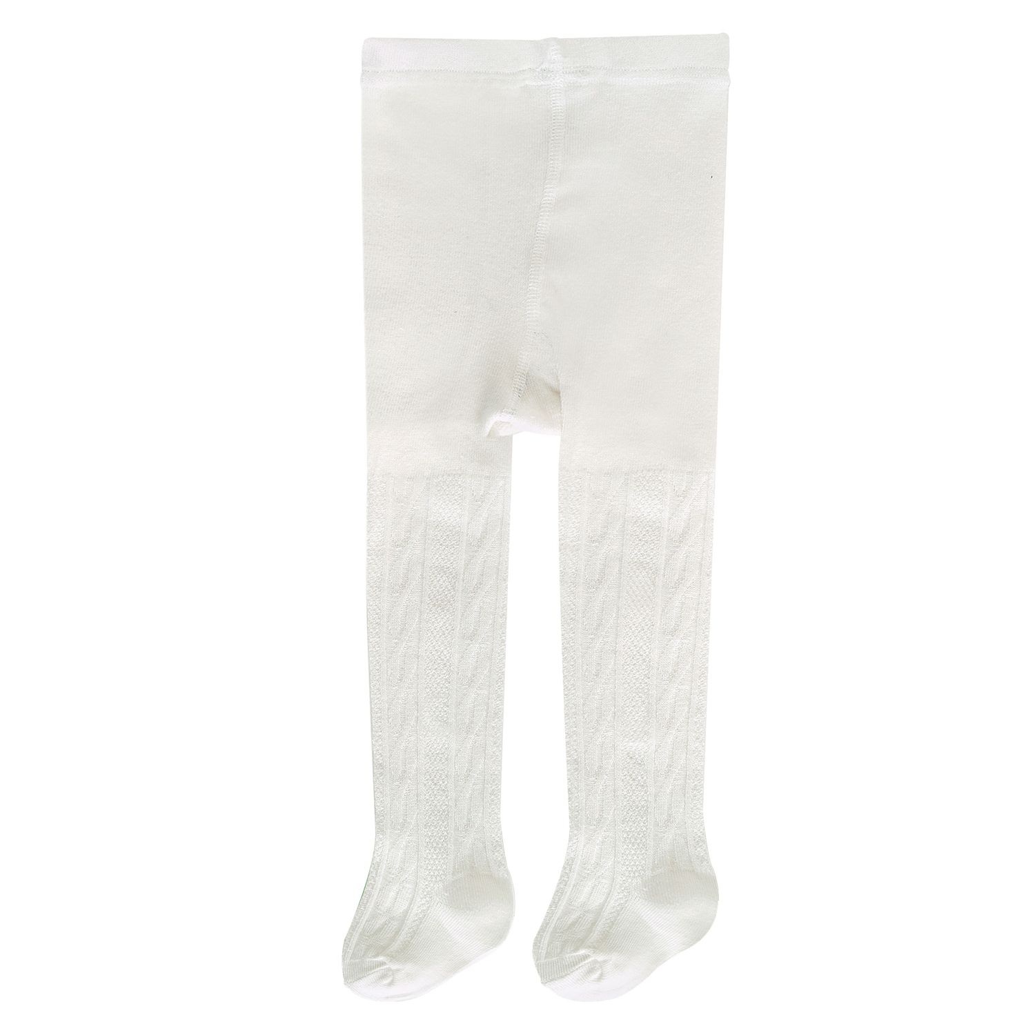 ivory cable knit tights baby