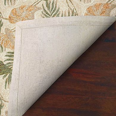 Liora Manne Ravella Tropical Leaf Indoor Outdoor Rug