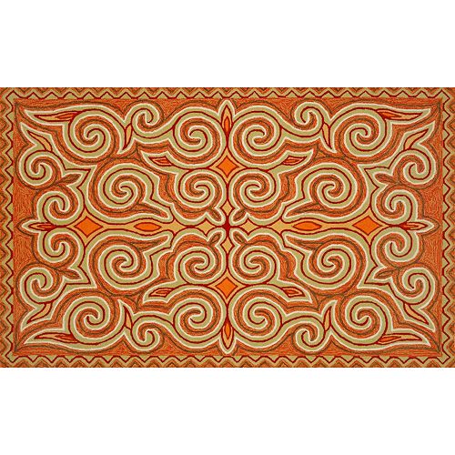Trans Ocean Imports Liora Manne Ravella Kazakh Geometric Indoor Outdoor Rug