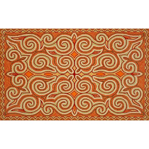 Trans Ocean Imports Liora Manne Ravella Kazakh Geometric Indoor Outdoor Rug