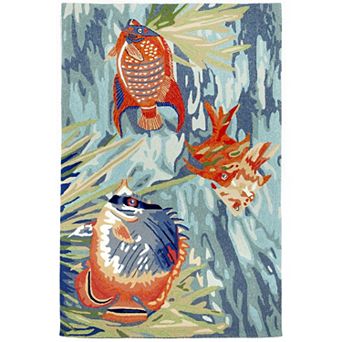 Liora Manne Ravella Tropical Fish Indoor Outdoor Rug