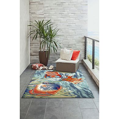 Liora Manne Ravella Tropical Fish Indoor Outdoor Rug