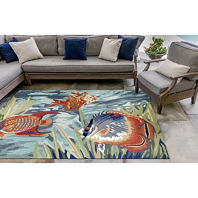 Liora Manne Ravella Tropical Fish Indoor Outdoor Rug