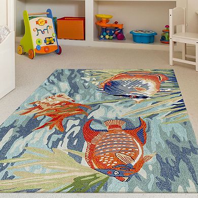 Liora Manne Ravella Tropical Fish Indoor Outdoor Rug