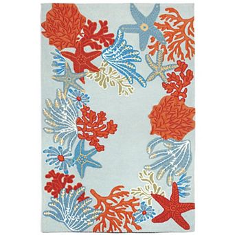 Liora Manne Ravella Ocean Scene Indoor Outdoor Rug