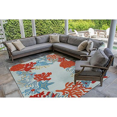 Liora Manne Ravella Ocean Scene Indoor Outdoor Rug