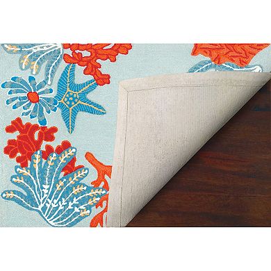 Liora Manne Ravella Ocean Scene Indoor Outdoor Rug