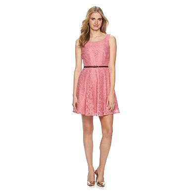 Women's LC Lauren Conrad Lace Fit & Flare Dress