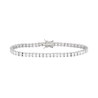 Designs by Gioelli Sterling Silver Cubic Zirconia Tennis Bracelet