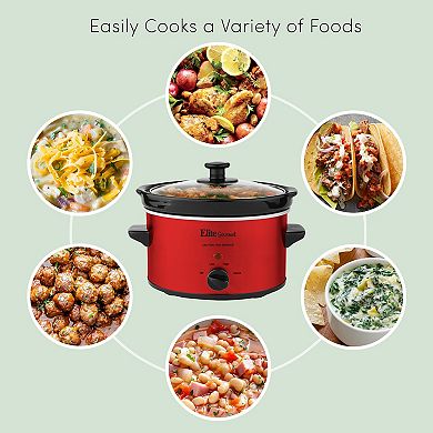 Elite Gourmet 2-qt. Oval Slow Cooker