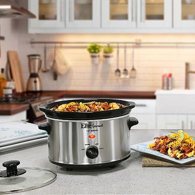 Elite Gourmet 2-qt. Oval Slow Cooker