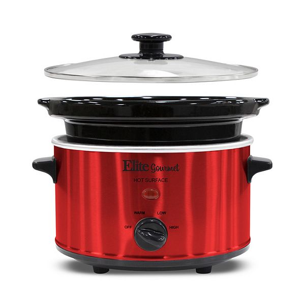 Elite Gourmet 2qt. Oval Slow Cooker