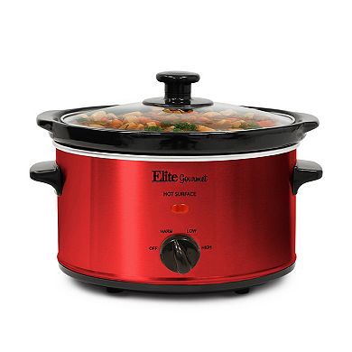 Elite Gourmet 2-qt. Oval Slow Cooker