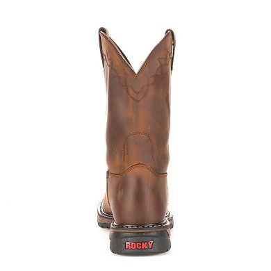 Rocky Original Ride Men's Steel-Toe Work Boots