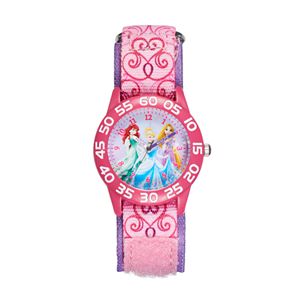 Disney Princess Ariel, Cinderella & Rapunzel Girls' Time Teacher Watch
