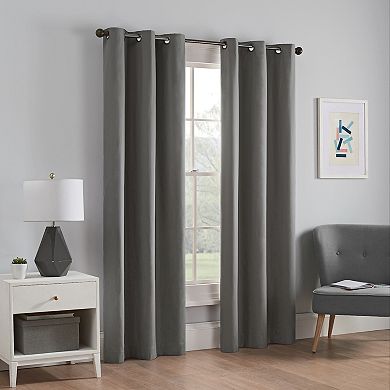 eclipse Microfiber Blackout 1-Panel Window Curtain