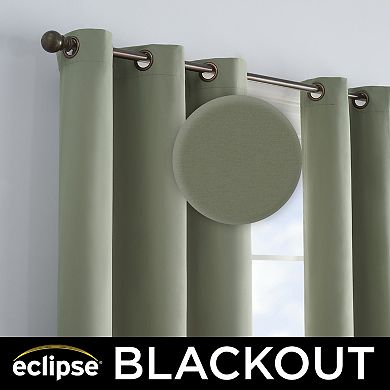 eclipse Microfiber Blackout 1-Panel Window Curtain