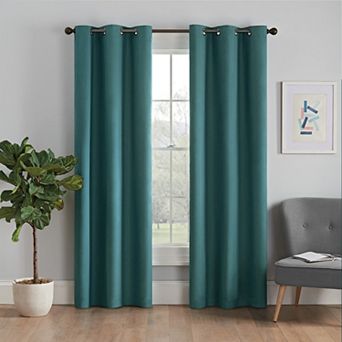 eclipse Microfiber Blackout 1-Panel Window Curtain