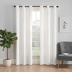 White Eclipse Curtains Drapes Window Treatments Kohl S