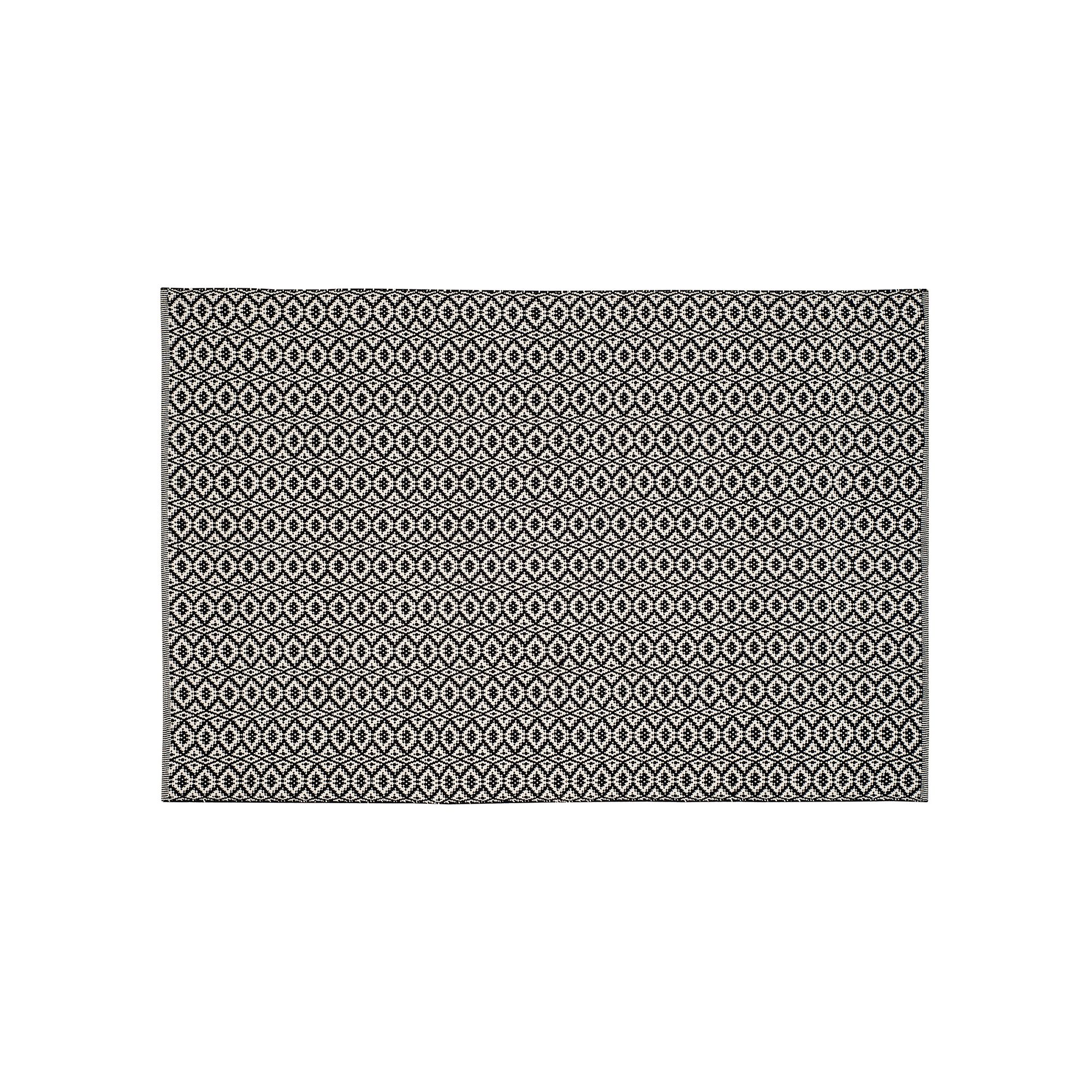 Safavieh Montauk Laurel Handcrafted Flatweave Geometric Rug, Ivory Black