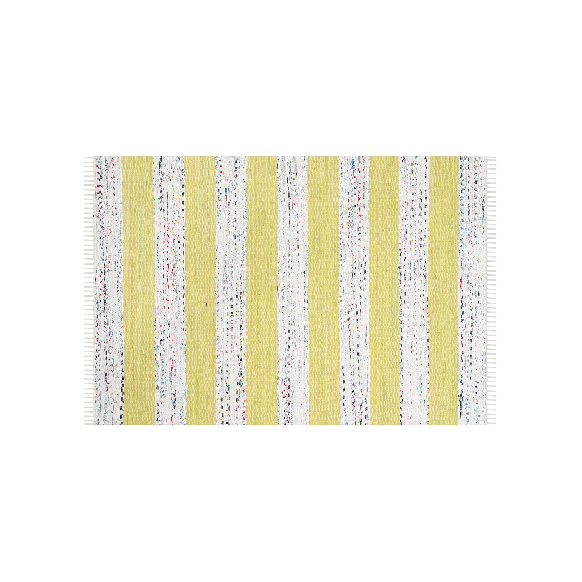 Safavieh Montauk Lynette Handcrafted Flatweave Striped Rug, Ivory Light Gre