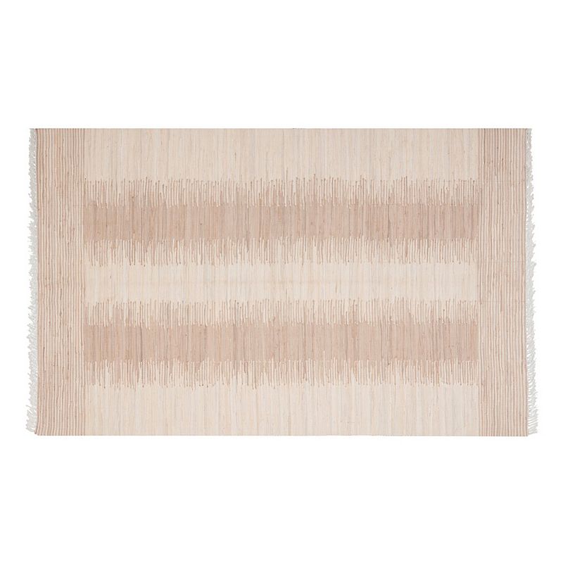 Safavieh Montauk Amal Handcrafted Flatweave Striped Rug, Beig/Green, 8X10 Ft