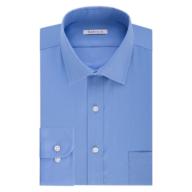 VAN HEUSEN Van Heusen 60s Open Collar Shirt, OMBRE, Size M