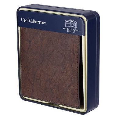Men's Croft & Barrow® Extra-Capacity Hipster Wallet