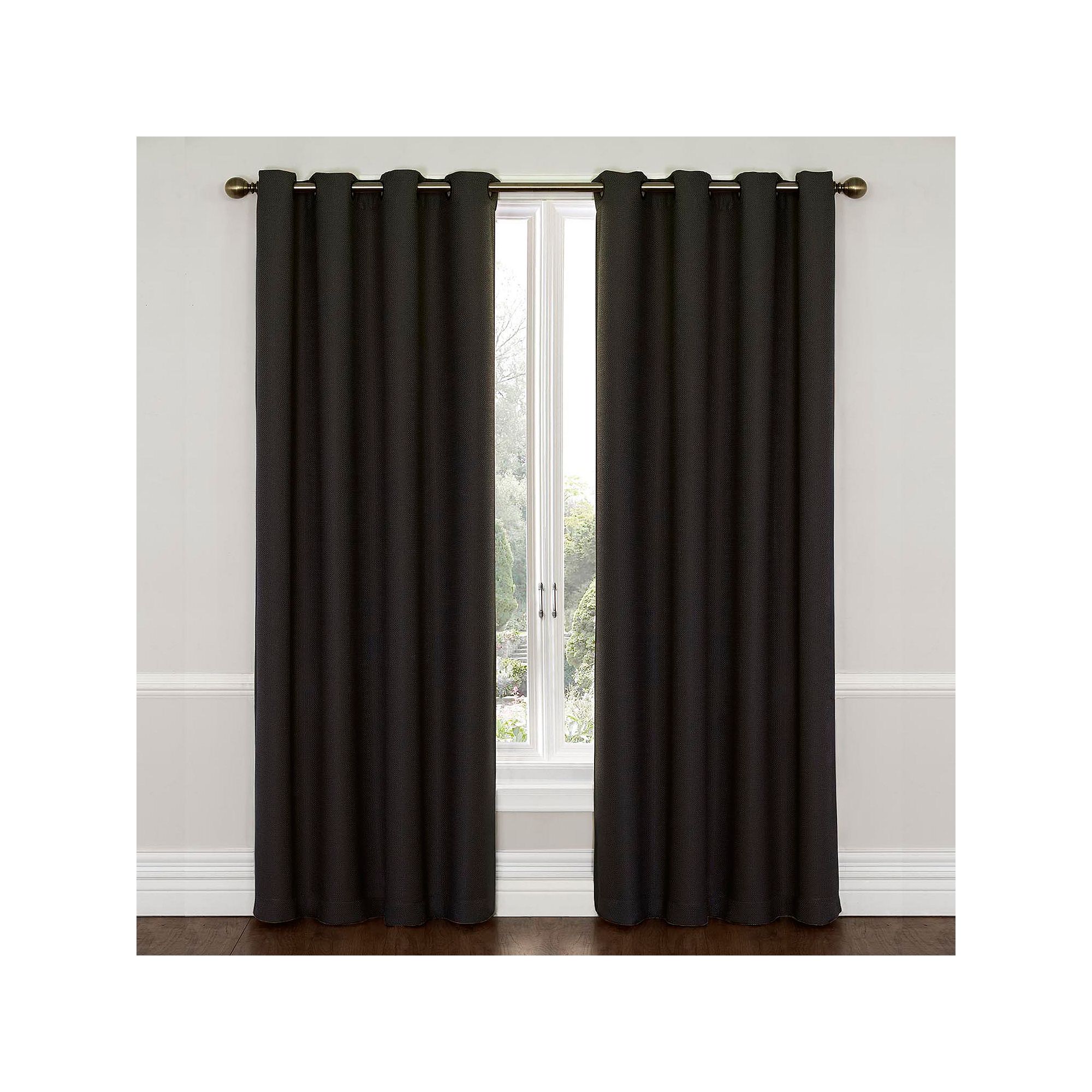 eclipse Wyndham Blackout 1-Panel Window Curtain