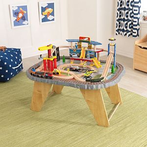 KidKraft Transportation Station Train Set & Table