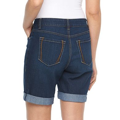 Women's Croft & Barrow® Cuffed Jean Shorts