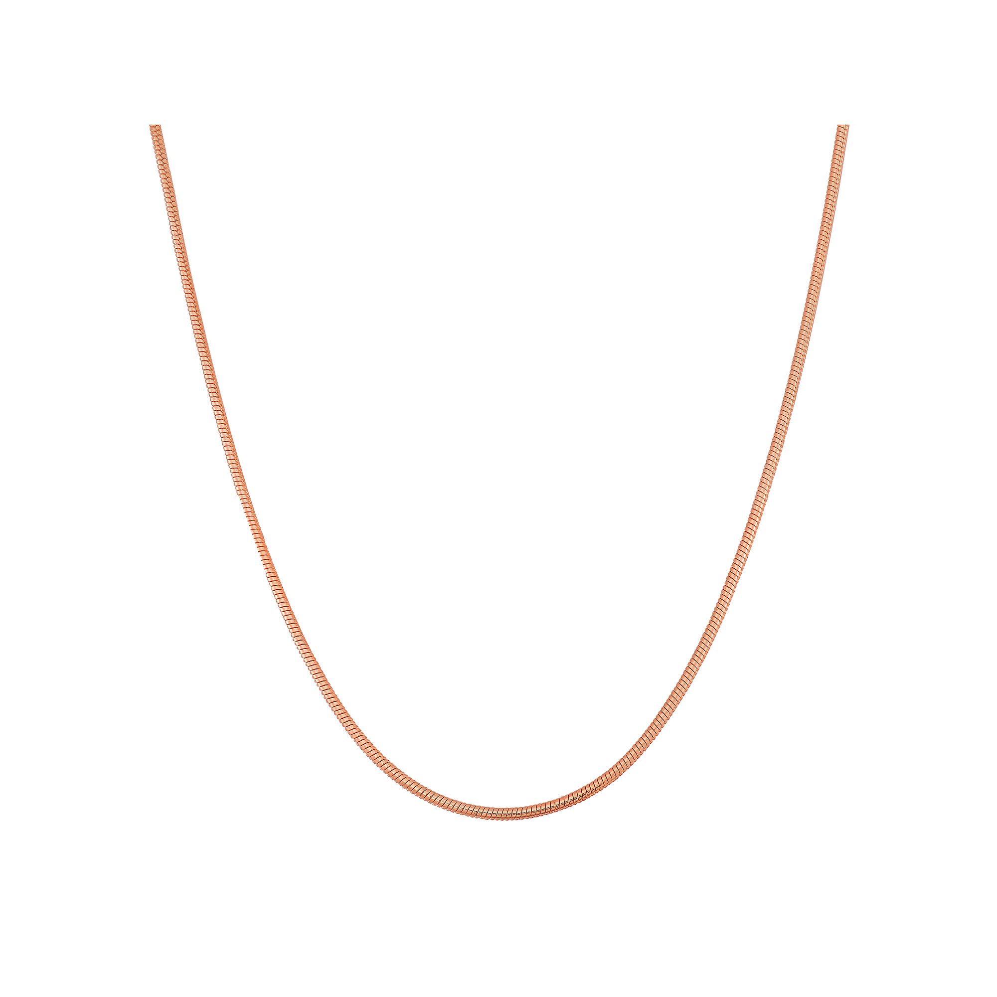 Jordan Blue 14k Gold Over Silver Snake Chain Necklace, Womens, Size: 22