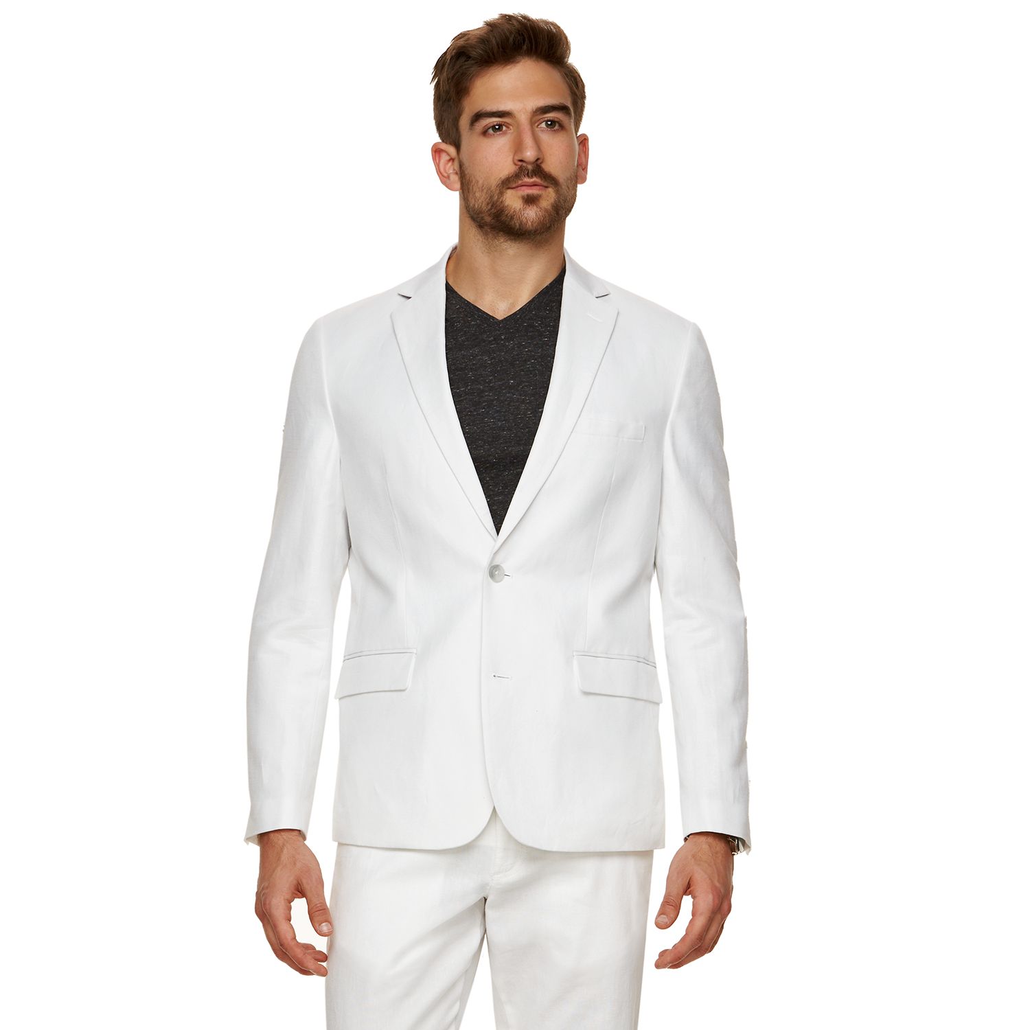 kohls white suit jacket