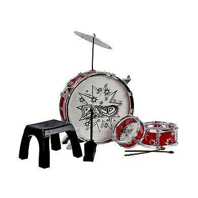 Kiddy Jazz Drum Set & Stool by Ready Ace