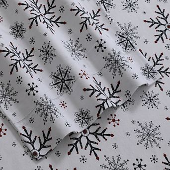 Tribeca Living Printed Deep Pocket Flannel Sheet Set