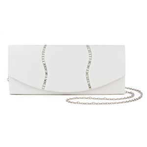 Lenore by La Regale Rhinestone Swirl Clutch