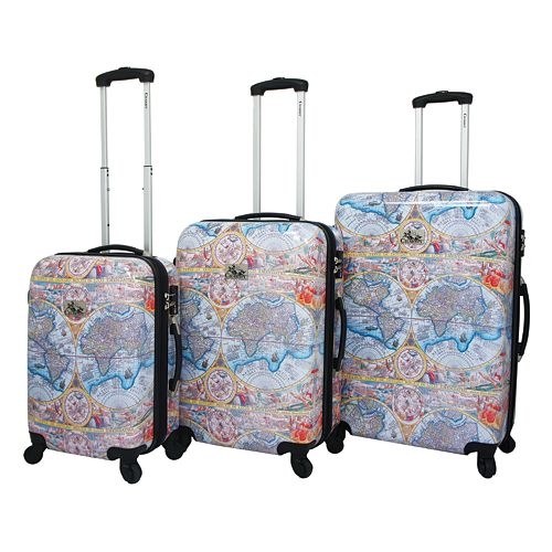 Chariot One World 3-Piece Hardside Spinner Luggage Set