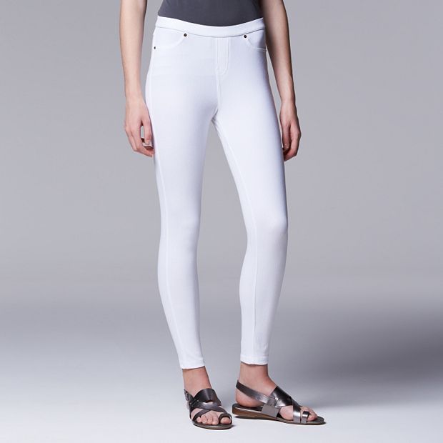 Simply Vera Vera Wang Women s Denim Skimmer Leggings