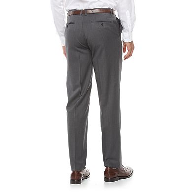 Men's Chaps Performance Classic-Fit Wool-Blend Comfort Stretch Flat-Front Suit Pants