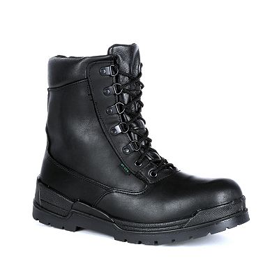 Rocky work boots black sales