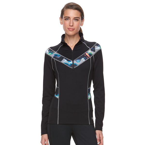 form fløde backup Women's FILA SPORT® Extreme Glow Stitch Quarter-Zip Running Jacket