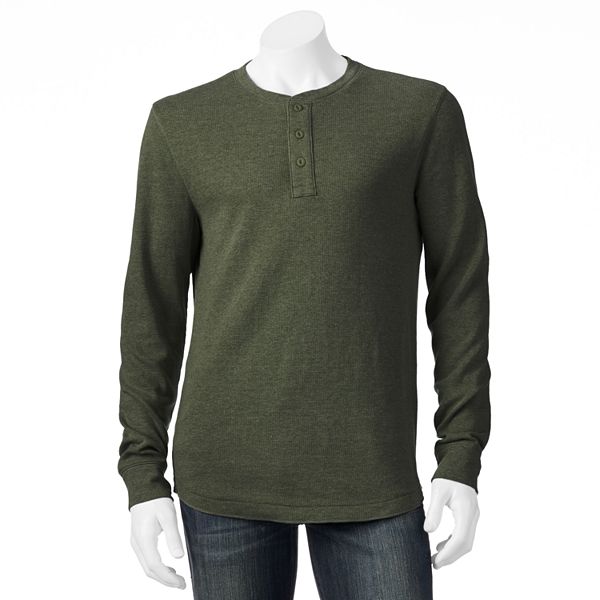 Men's Sonoma Goods For Life® Classic-Fit Solid Thermal Henley