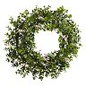 nearly natural Artificial Mini Ivy & Floral Wreath
