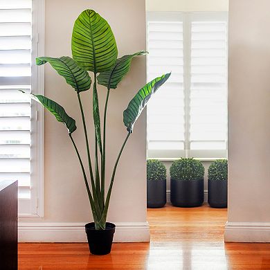 nearly natural UV Resistant Artificial Travellers Palm Tree