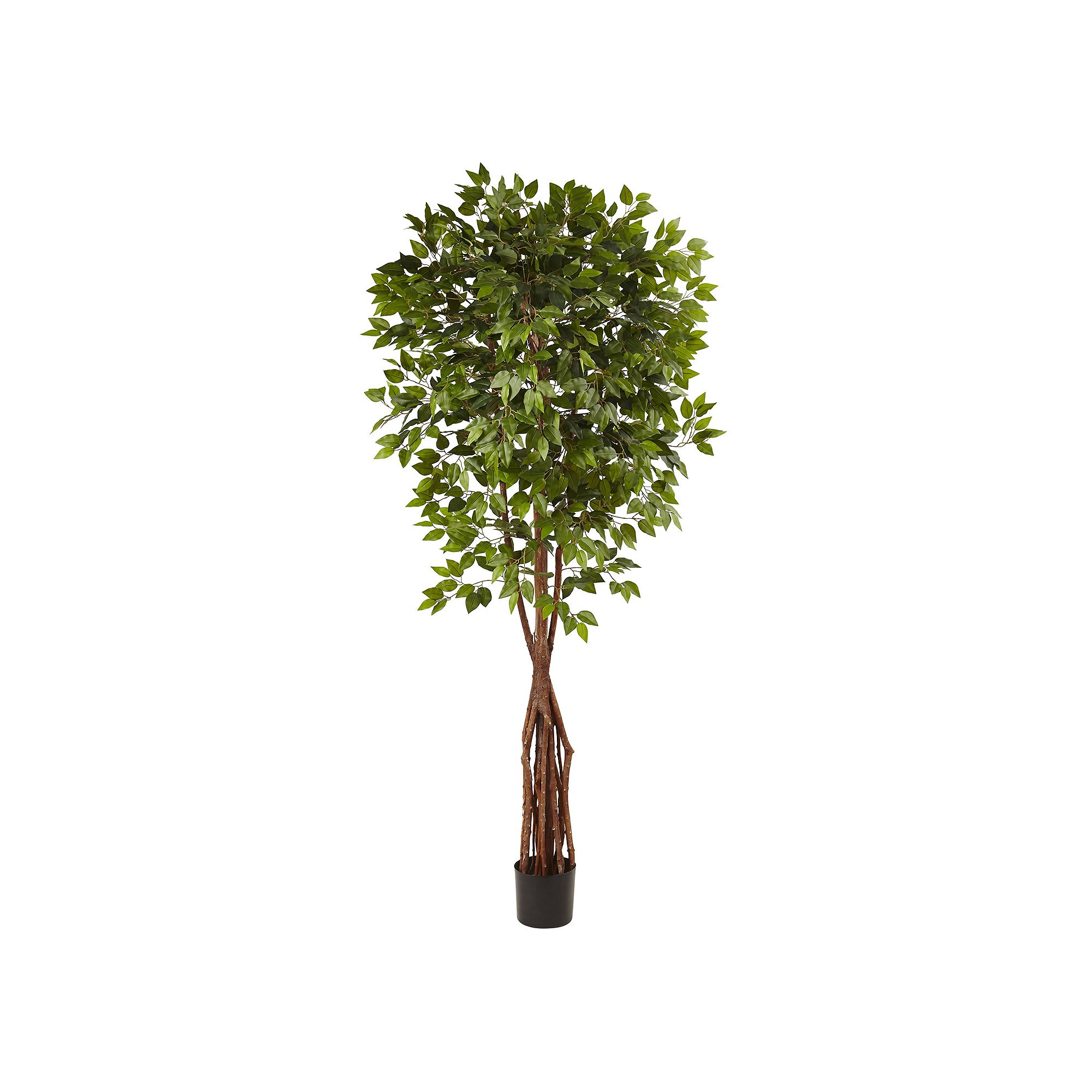 nearly natural Deluxe Artificial Ficus Tree, Green