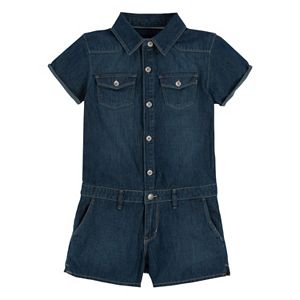 Girls 4-6x Levi's Woven Denim Romper