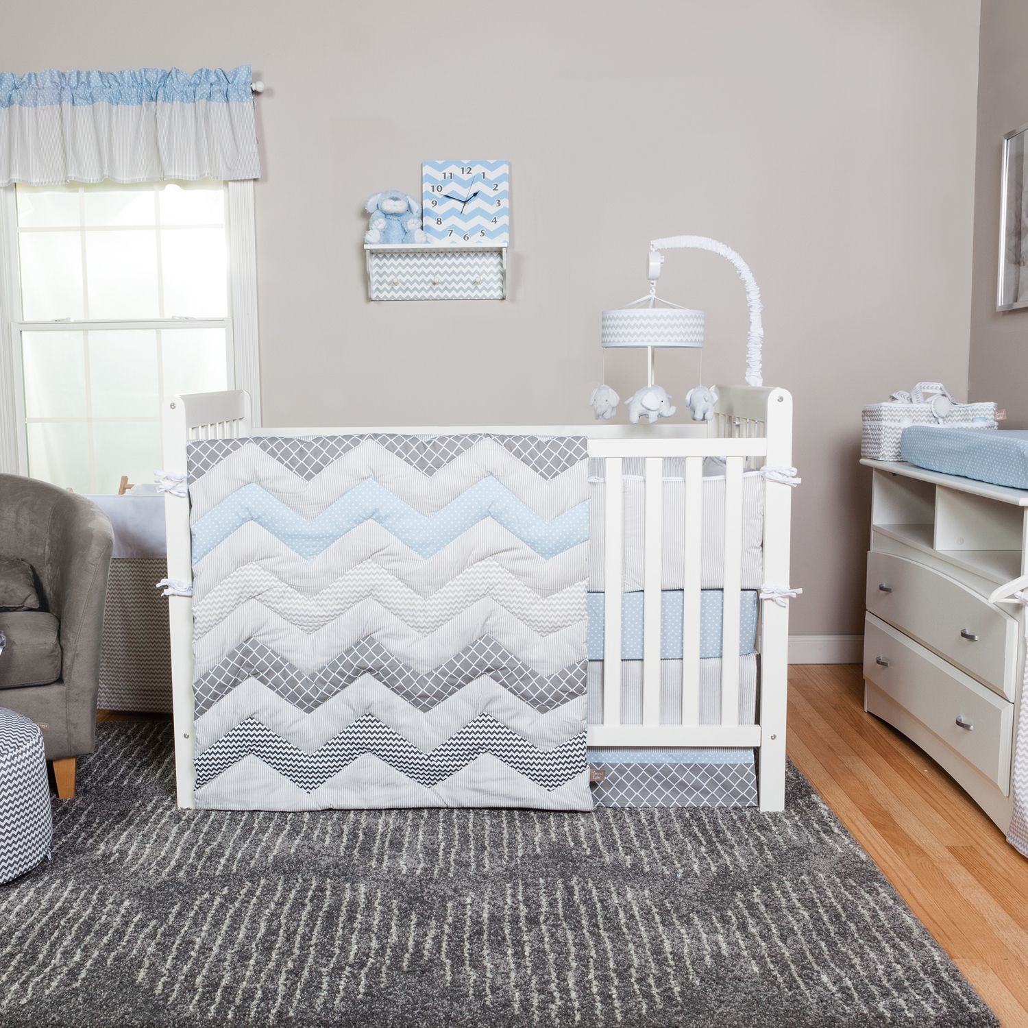 chevron crib sheets