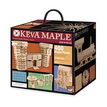 KEVA Maple 400 pc Plank Set by MindWare